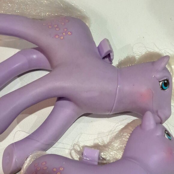Qty 2 forget me not flutter my little pony toy ponies horse mlp G1 - Picture 4 of 7